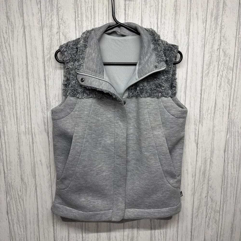 Womens Size S The North Face Hibernation Vest Gray EUC